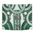 Bula Fiji Vintage Tapestry Phthalo Green Masi Motifs