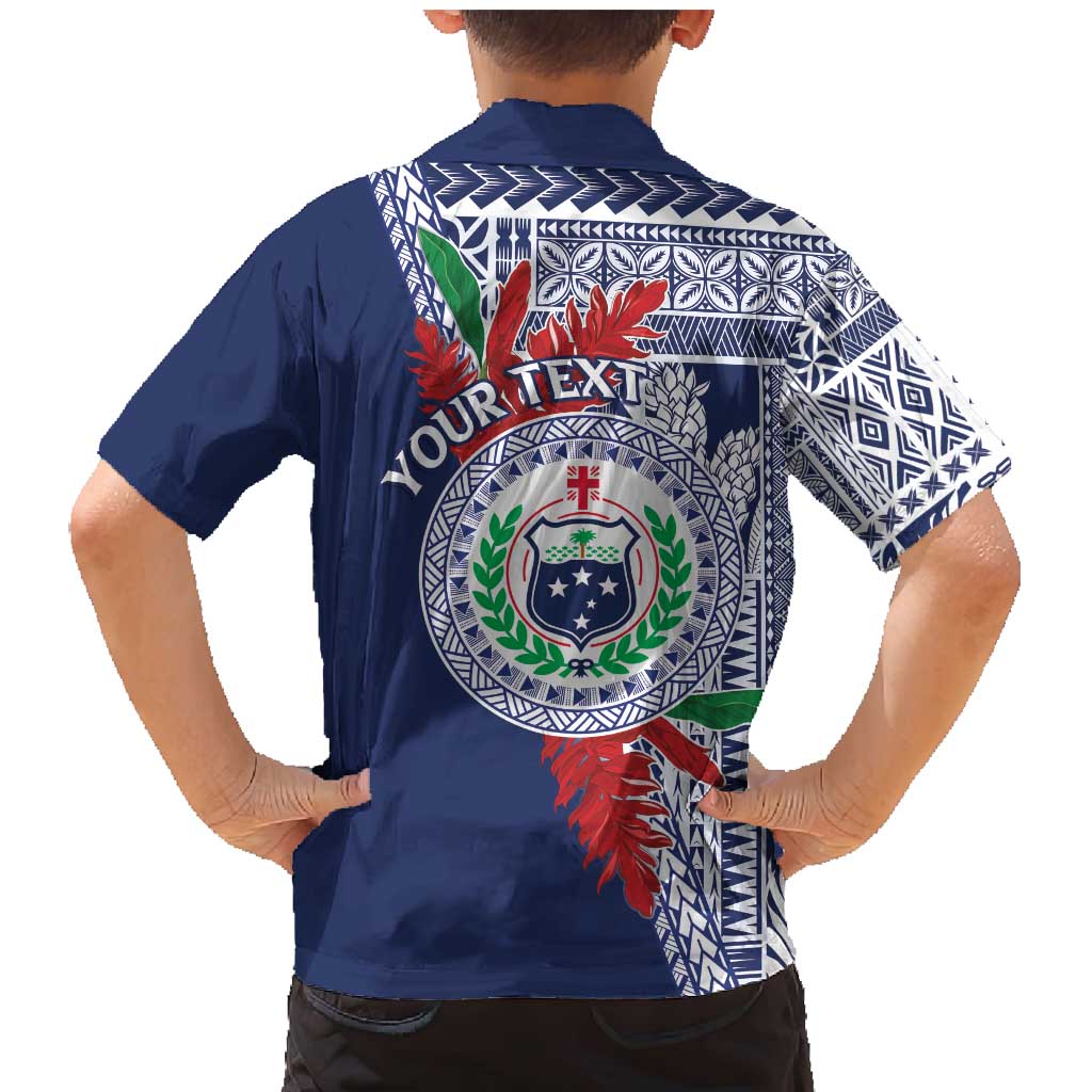 Samoa Rugby Personalized Family Matching Mermaid Dress and Hawaiian Shirt Toa Samoa Myriad Siapo LT7 - Polynesian Pride