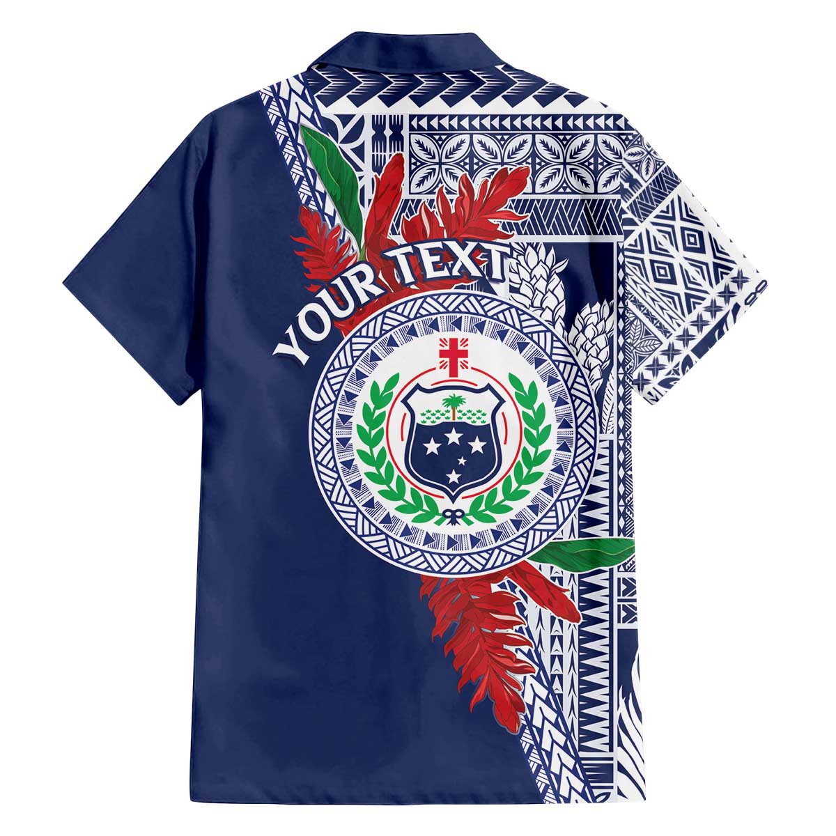 Samoa Rugby Personalized Family Matching Off The Shoulder Long Sleeve Dress and Hawaiian Shirt Toa Samoa Myriad Siapo LT7 - Polynesian Pride