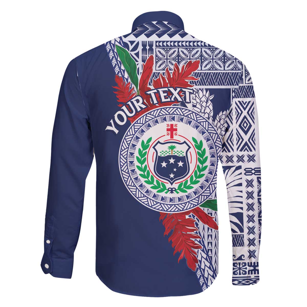 Samoa Rugby Personalized Family Matching Off The Shoulder Long Sleeve Dress and Hawaiian Shirt Toa Samoa Myriad Siapo LT7 - Polynesian Pride