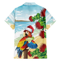 Have A Very Beach Christmas Family Matching Off Shoulder Maxi Dress and Hawaiian Shirt Parrot By Lehua Flower LT7 - Polynesian Pride