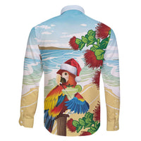 Have A Very Beach Christmas Family Matching Puletasi and Hawaiian Shirt Parrot By Lehua Flower LT7 - Polynesian Pride