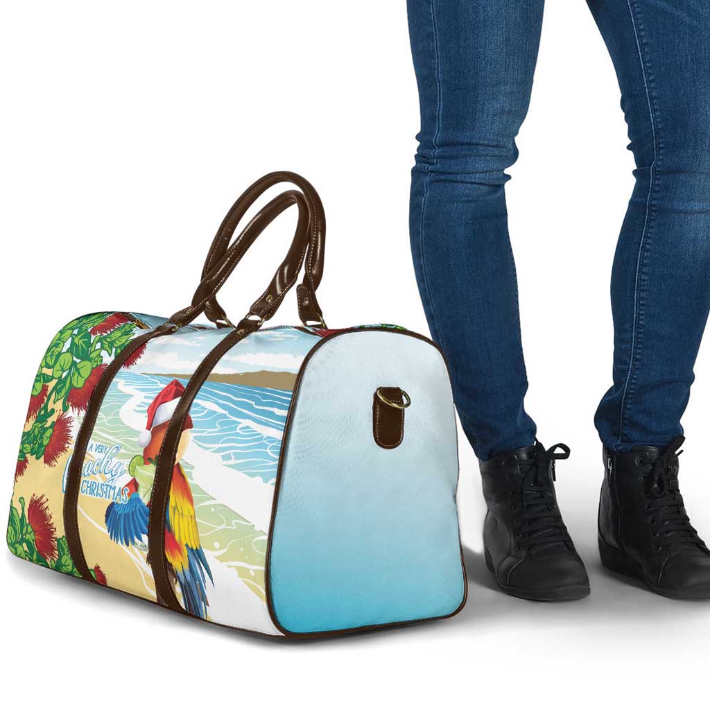 Have A Very Beach Christmas Travel Bag Parrot By Lehua Flower - Polynesian Pride