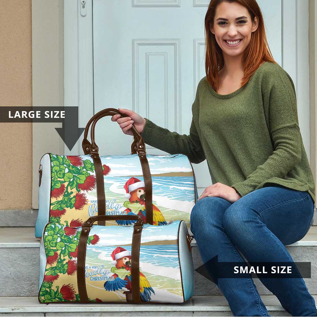 Have A Very Beach Christmas Travel Bag Parrot By Lehua Flower - Polynesian Pride