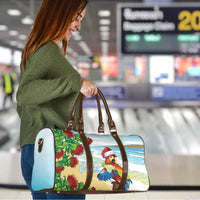 Have A Very Beach Christmas Travel Bag Parrot By Lehua Flower - Polynesian Pride