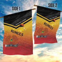 Papua New Guinea Rugby The Kumuls Garden Flag Motuan Inspired Pattern LT7 - Polynesian Pride