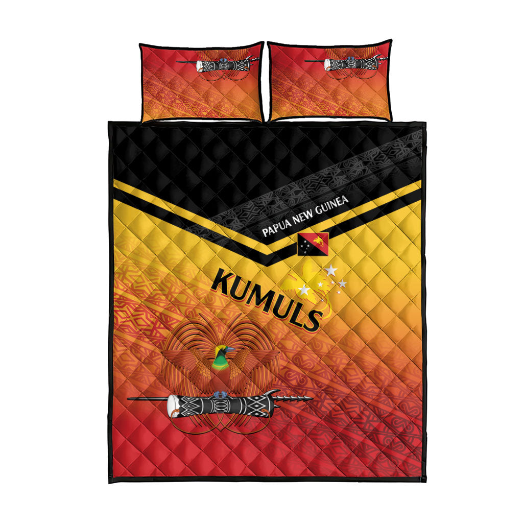 Papua New Guinea Rugby The Kumuls Quilt Bed Set Motuan Inspired Pattern LT7 - Polynesian Pride