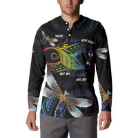 Personalised Polynesian Memorial Button Sweatshirt Your Wings Were Ready But My Heart Was Not