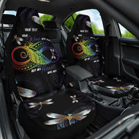 Personalised Polynesian Memorial Car Seat Cover Your Wings Were Ready But My Heart Was Not LT7 One Size Black - Polynesian Pride