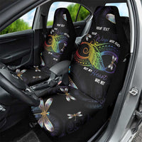 Personalised Polynesian Memorial Car Seat Cover Your Wings Were Ready But My Heart Was Not LT7 - Polynesian Pride