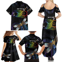 Personalised Polynesian Memorial Family Matching Summer Maxi Dress and Hawaiian Shirt Your Wings Were Ready But My Heart Was Not LT7 - Polynesian Pride