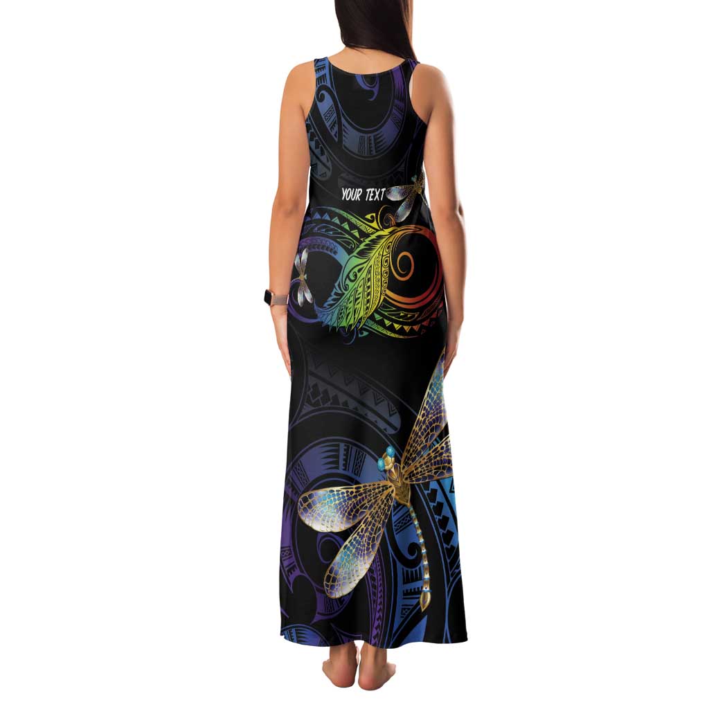 Personalised Polynesian Memorial Family Matching Tank Maxi Dress and Hawaiian Shirt Your Wings Were Ready But My Heart Was Not LT7 - Polynesian Pride