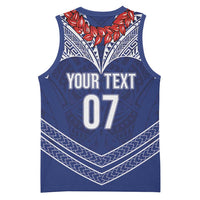 Toa Samoa Rugby Custom Basketball Jersey Ulafala Mix Nifo'oti LT7 - Polynesian Pride