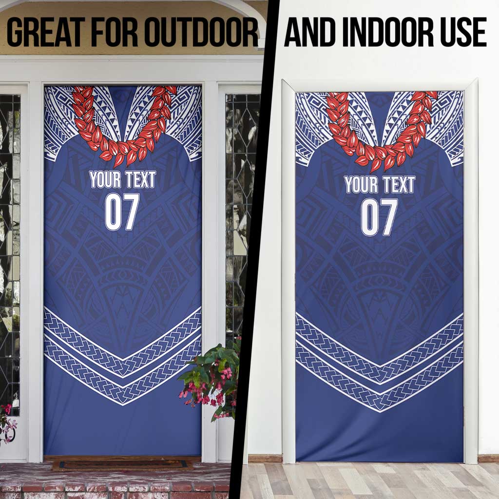 Toa Samoa Rugby Custom Door Cover Ulafala Mix Nifo'oti - Polynesian Pride