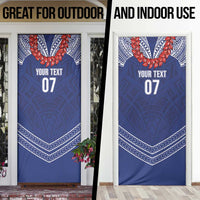 Toa Samoa Rugby Custom Door Cover Ulafala Mix Nifo'oti - Polynesian Pride