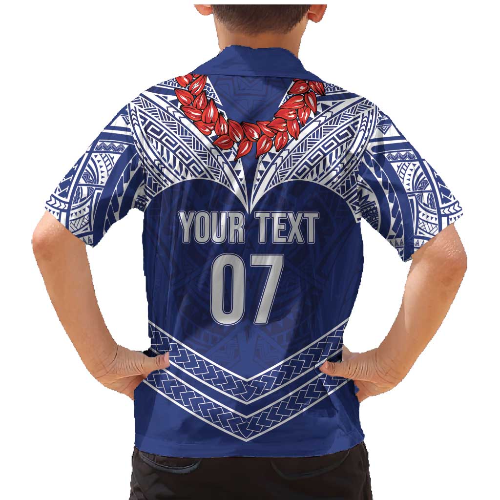 Toa Samoa Rugby Custom Family Matching Mermaid Dress and Hawaiian Shirt Ulafala Mix Nifo'oti LT7 - Polynesian Pride