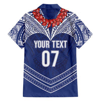 Toa Samoa Rugby Custom Family Matching Puletasi and Hawaiian Shirt Ulafala Mix Nifo'oti LT7 - Polynesian Pride
