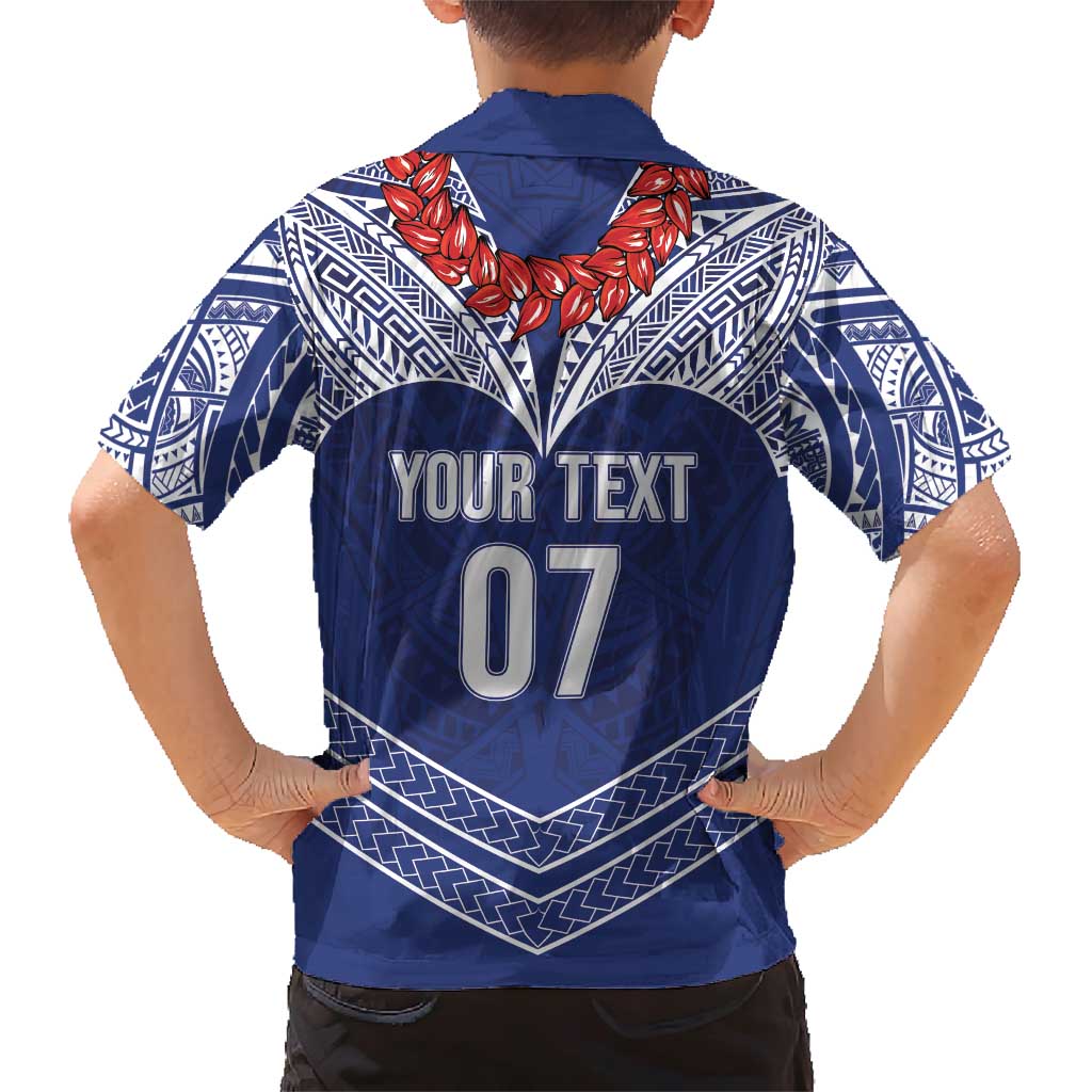 Toa Samoa Rugby Custom Family Matching Short Sleeve Bodycon Dress and Hawaiian Shirt Ulafala Mix Nifo'oti LT7 - Polynesian Pride