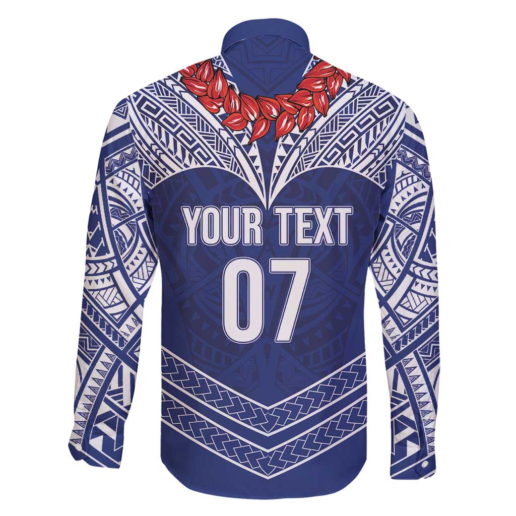 Toa Samoa Rugby Custom Family Matching Tank Maxi Dress and Hawaiian Shirt Ulafala Mix Nifo'oti LT7 - Polynesian Pride