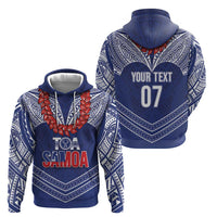 Toa Samoa Rugby Custom Hoodie Ulafala Mix Nifo'oti - Polynesian Pride