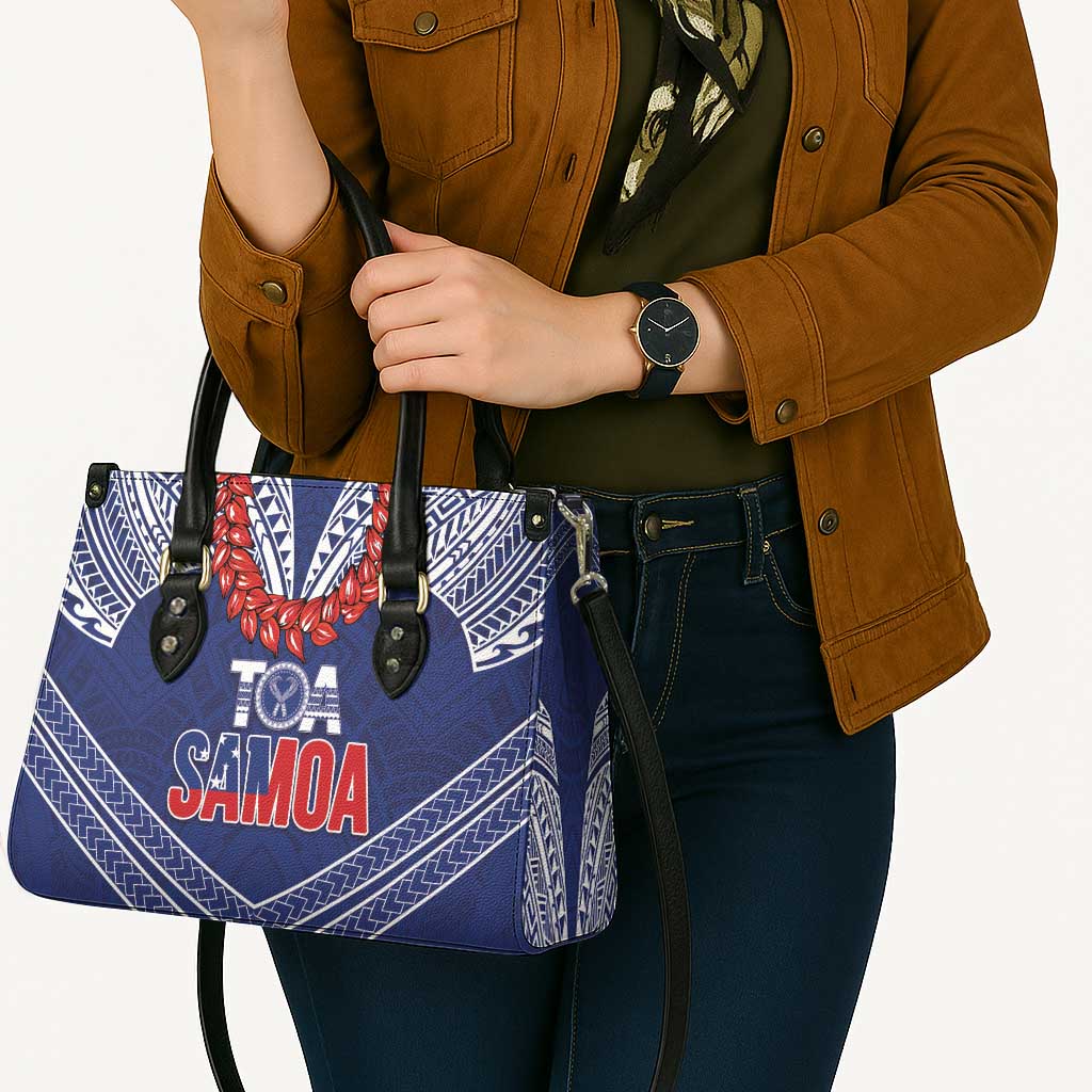Toa Samoa Rugby Leather Bag Ulafala Mix Nifo'oti - Polynesian Pride