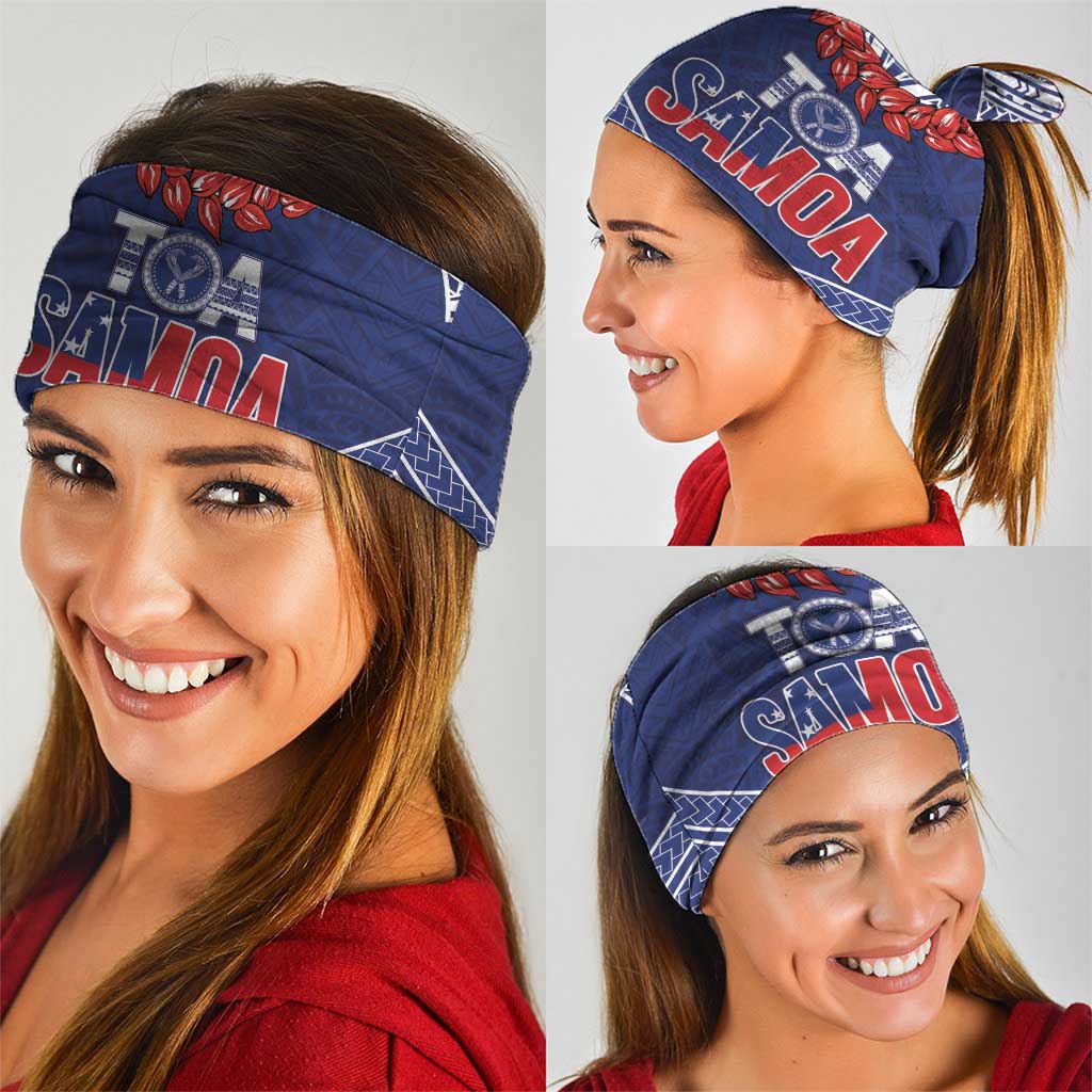 Toa Samoa Rugby Neck Gaiter Ulafala Mix Nifo'oti - Polynesian Pride