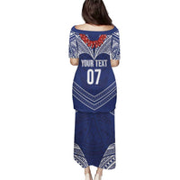 Toa Samoa Rugby Custom Puletasi Ulafala Mix Nifo'oti - Polynesian Pride