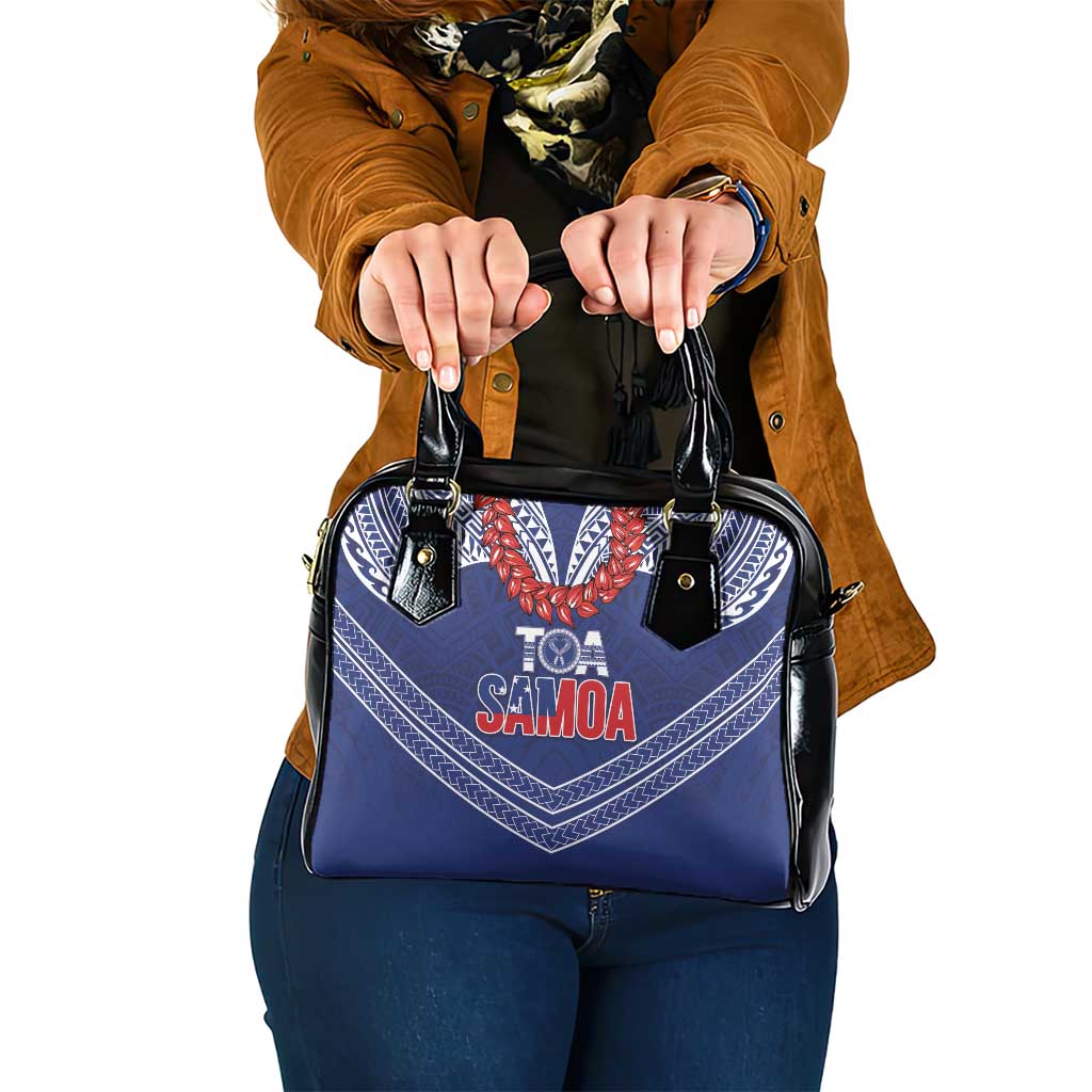 Toa Samoa Rugby Shoulder Handbag Ulafala Mix Nifo'oti - Polynesian Pride