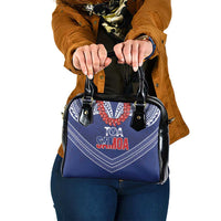 Toa Samoa Rugby Shoulder Handbag Ulafala Mix Nifo'oti - Polynesian Pride