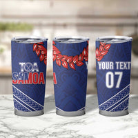 Toa Samoa Rugby Custom Tumbler Cup Ulafala Mix Nifo'oti LT7 - Polynesian Pride