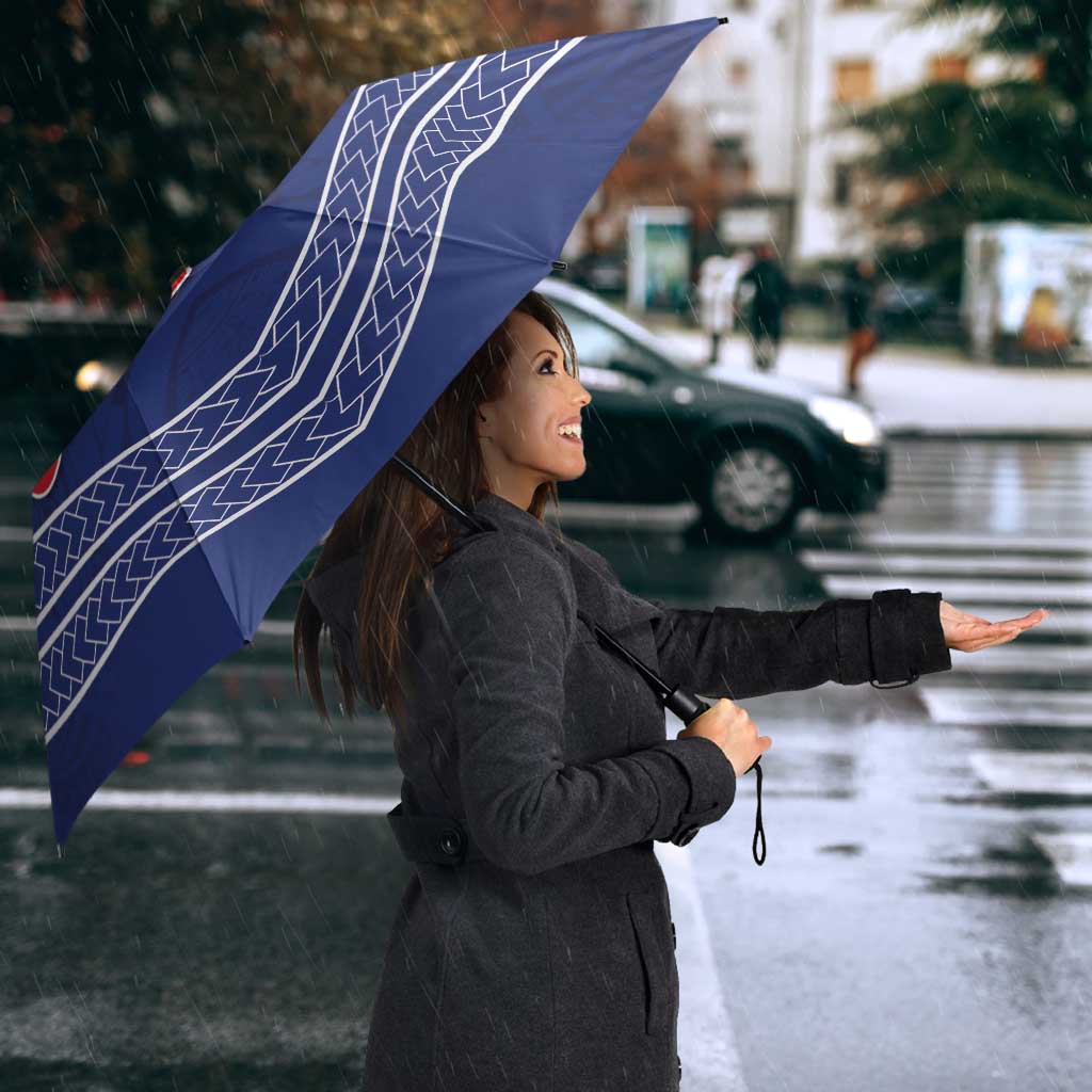 Toa Samoa Rugby Umbrella Ulafala Mix Nifo'oti - Polynesian Pride