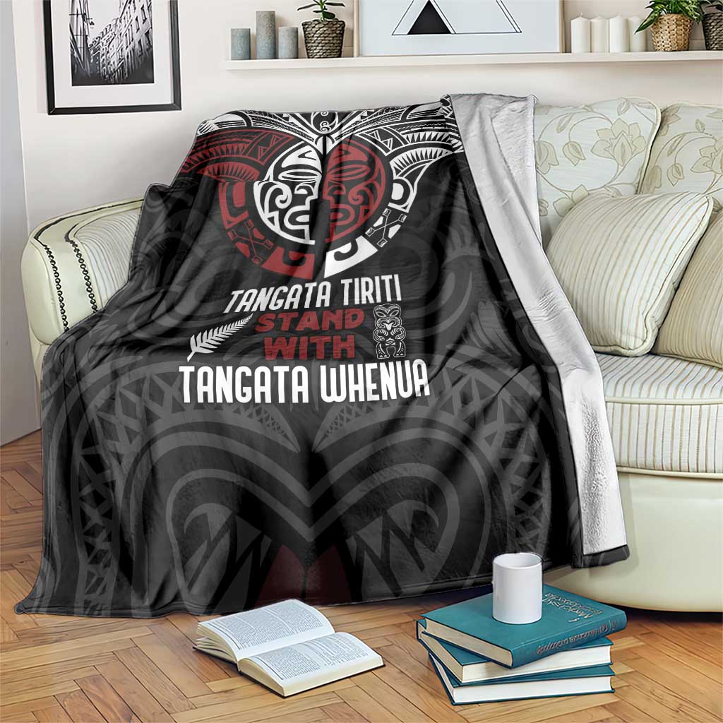 Maori Hongi Toitu Te Tiriti Blanket Tangata Tiriti Stand With Tangata Whenua