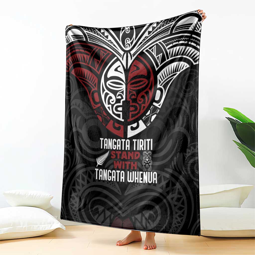 Maori Hongi Toitu Te Tiriti Blanket Tangata Tiriti Stand With Tangata Whenua LT7 - Polynesian Pride