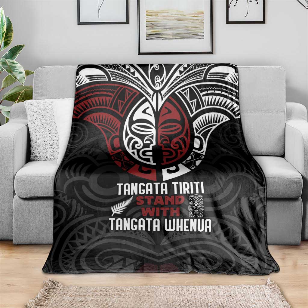 Maori Hongi Toitu Te Tiriti Blanket Tangata Tiriti Stand With Tangata Whenua LT7 - Polynesian Pride