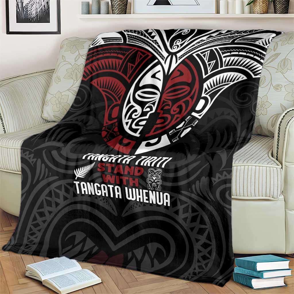 Maori Hongi Toitu Te Tiriti Blanket Tangata Tiriti Stand With Tangata Whenua LT7 - Polynesian Pride