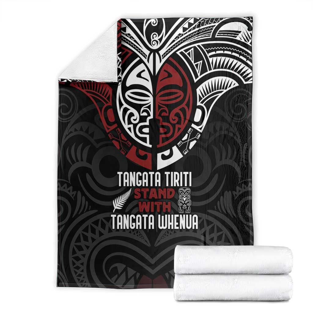 Maori Hongi Toitu Te Tiriti Blanket Tangata Tiriti Stand With Tangata Whenua LT7 - Polynesian Pride