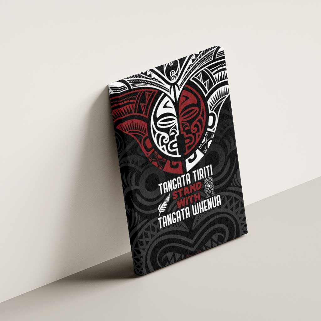 Maori Hongi Toitu Te Tiriti Canvas Wall Art Tangata Tiriti Stand With Tangata Whenua LT7 - Polynesian Pride
