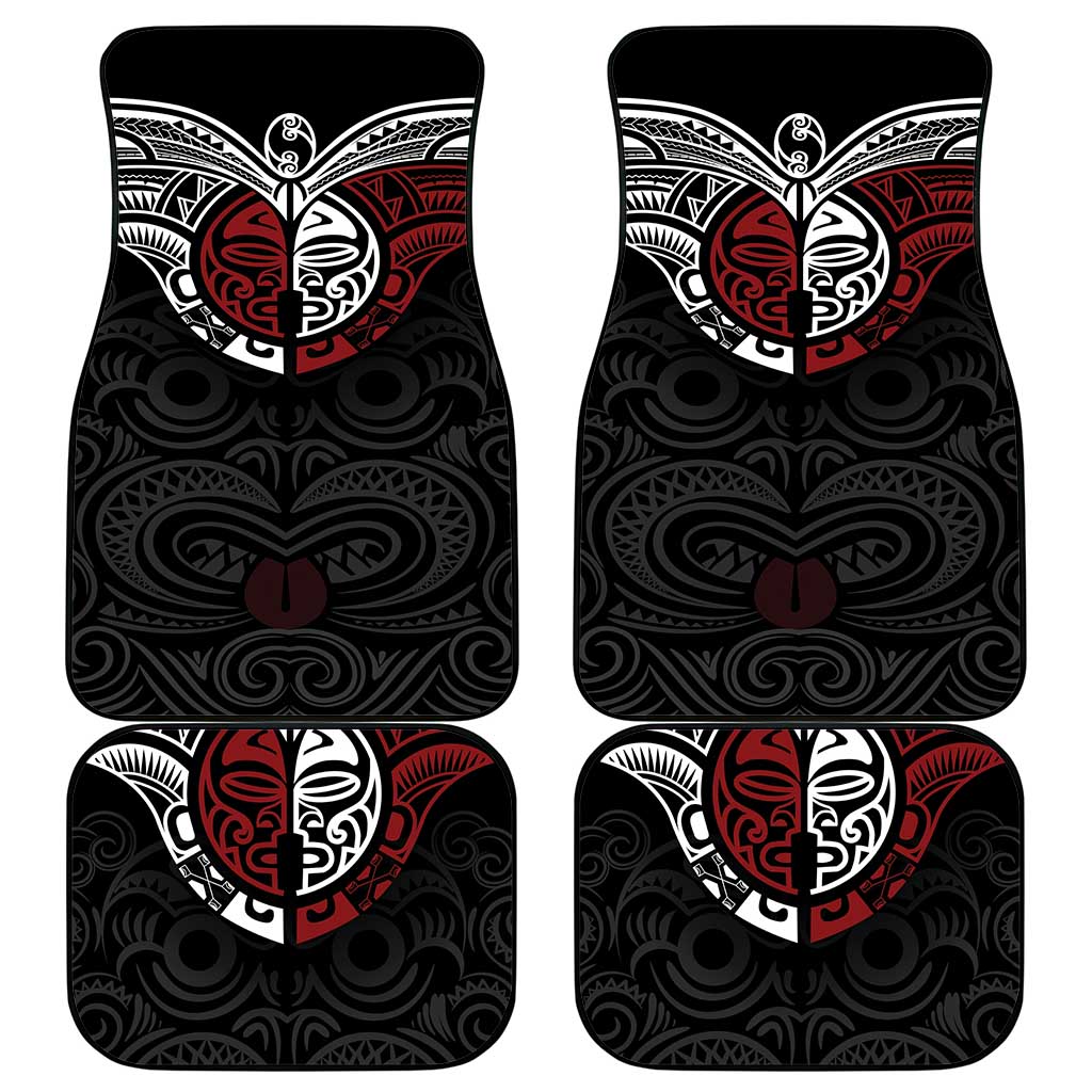 Maori Hongi Toitu Te Tiriti Car Mats Tangata Tiriti Stand With Tangata Whenua LT7 - Polynesian Pride
