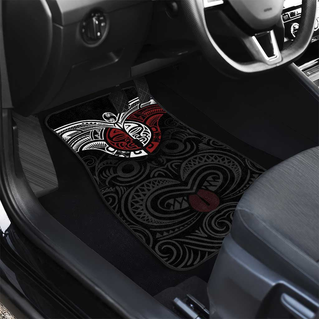 Maori Hongi Toitu Te Tiriti Car Mats Tangata Tiriti Stand With Tangata Whenua LT7 - Polynesian Pride