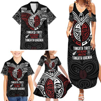 Maori Hongi Toitu Te Tiriti Family Matching Summer Maxi Dress and Hawaiian Shirt Tangata Tiriti Stand With Tangata Whenua LT7 - Polynesian Pride
