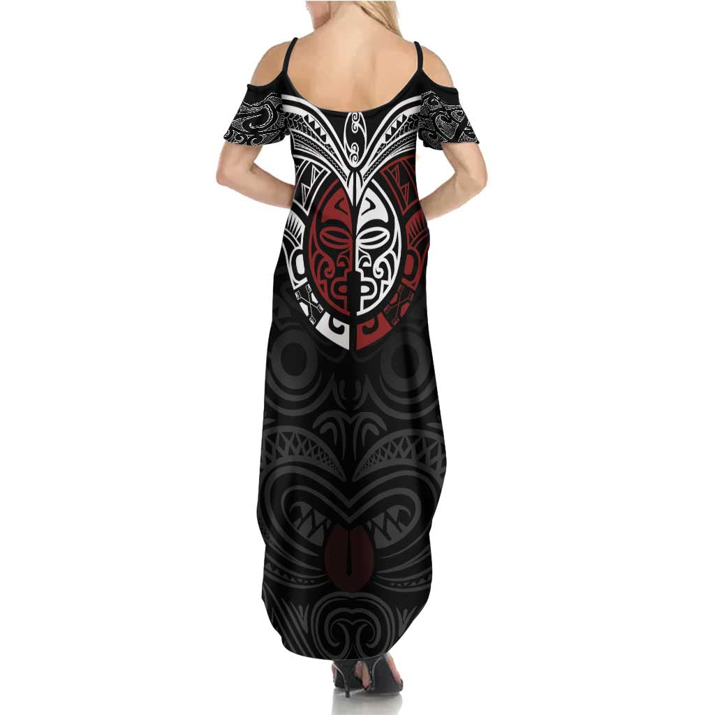 Maori Hongi Toitu Te Tiriti Family Matching Summer Maxi Dress and Hawaiian Shirt Tangata Tiriti Stand With Tangata Whenua LT7 - Polynesian Pride
