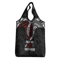 Maori Hongi Toitu Te Tiriti Grocery Bag Tangata Tiriti Stand With Tangata Whenua LT7 - Polynesian Pride