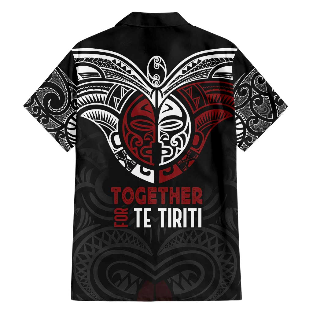 Maori Hongi Toitu Te Tiriti Hawaiian Shirt Tangata Tiriti Stand With Tangata Whenua LT7 - Polynesian Pride