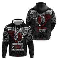 Maori Hongi Toitu Te Tiriti Hoodie Tangata Tiriti Stand With Tangata Whenua LT7 - Polynesian Pride