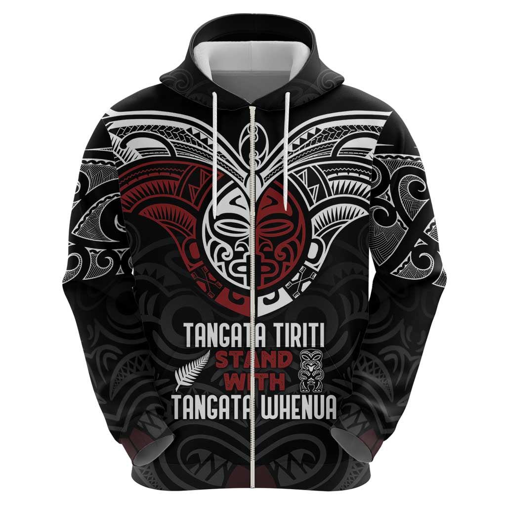 Maori Hongi Toitu Te Tiriti Hoodie Tangata Tiriti Stand With Tangata Whenua LT7 - Polynesian Pride