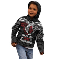 Maori Hongi Toitu Te Tiriti Kid Hoodie Tangata Tiriti Stand With Tangata Whenua LT7 - Polynesian Pride