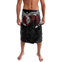 Maori Hongi Toitu Te Tiriti Lavalava Tangata Tiriti Stand With Tangata Whenua LT7 Black - Polynesian Pride
