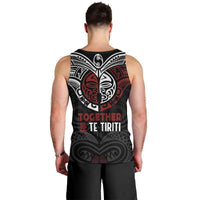 Maori Hongi Toitu Te Tiriti Men Tank Top Tangata Tiriti Stand With Tangata Whenua LT7 - Polynesian Pride
