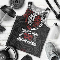Maori Hongi Toitu Te Tiriti Men Tank Top Tangata Tiriti Stand With Tangata Whenua LT7 - Polynesian Pride