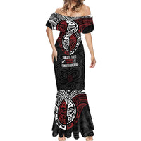 Maori Hongi Toitu Te Tiriti Mermaid Dress Tangata Tiriti Stand With Tangata Whenua LT7 - Polynesian Pride
